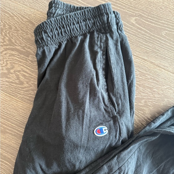 Champion Mens Classic Black Jogger Pants - Picture 2 of 3